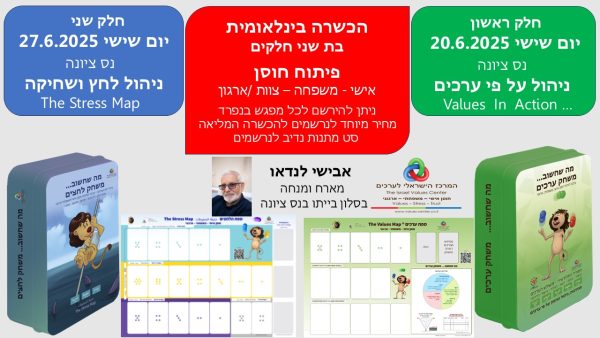הכשרת חוסן בינלאומית בת שני מפגשים יוני 2025 ימי שישי נס ציונה