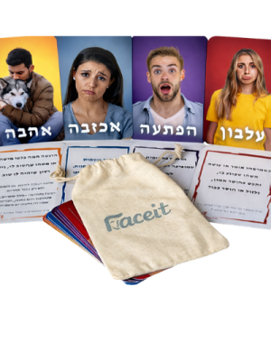 קלפי רגשות למתבגרים FACEIT